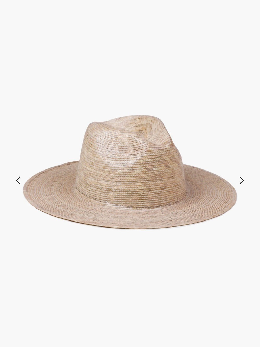Lack Of Color Straw Fedora in Natural Tan